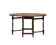 Table Gateleg ovale anglaise antique en chêne massif, fin du 19e siècle