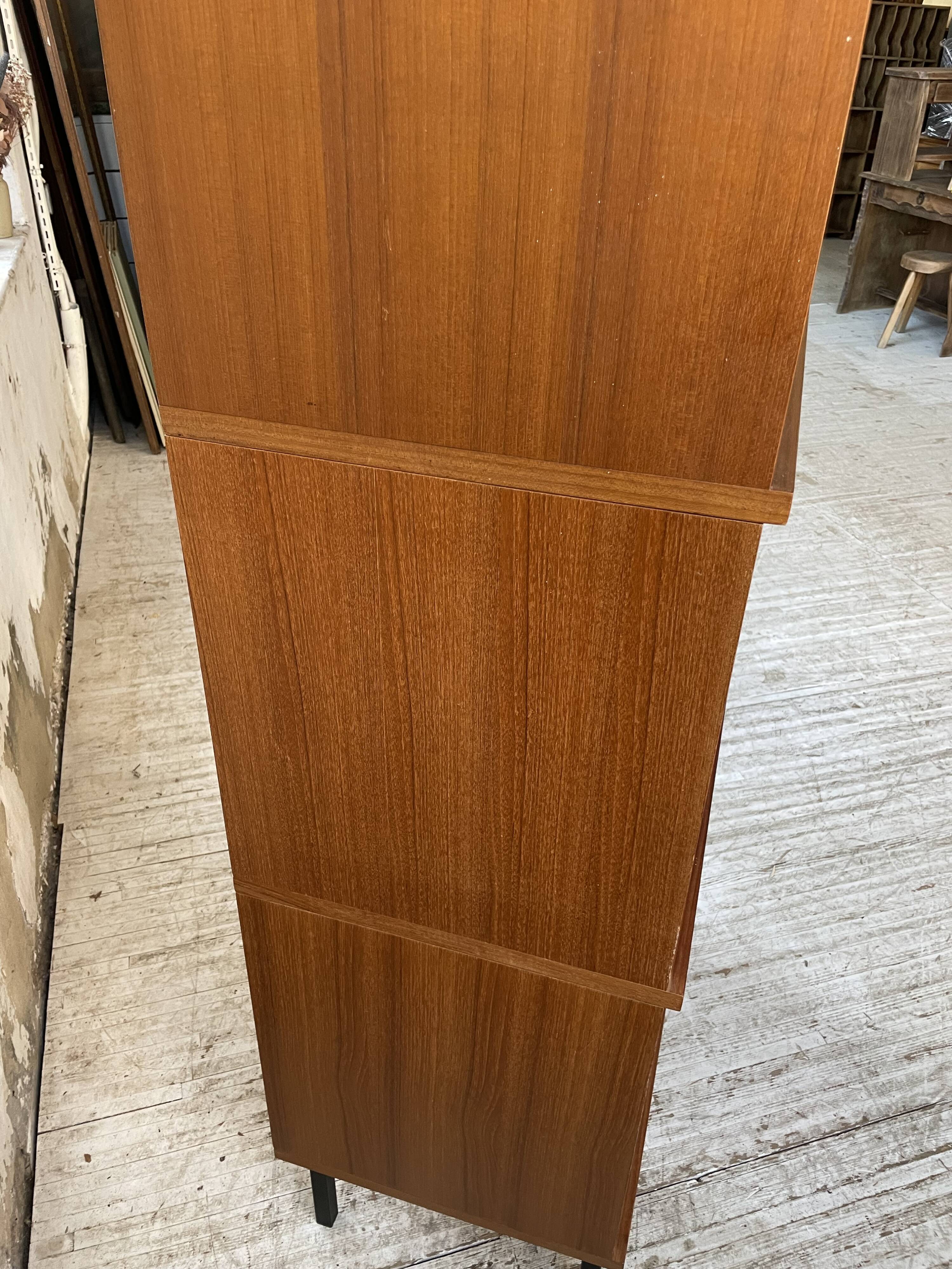 Modernist teak secretary desk, 1950s