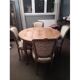 Louis XV style table and 4 chairs
