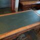 Late nineteenth century desk with retractable side shelves Louis XVI style
