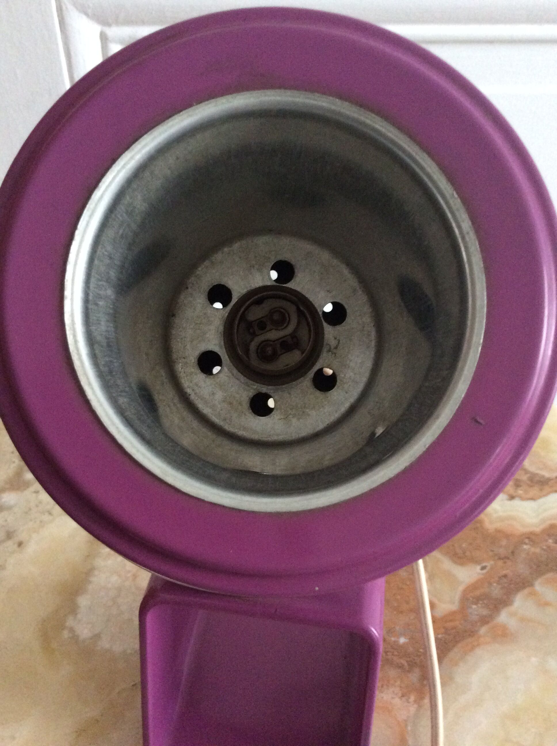 Lamp purple 70s vintage