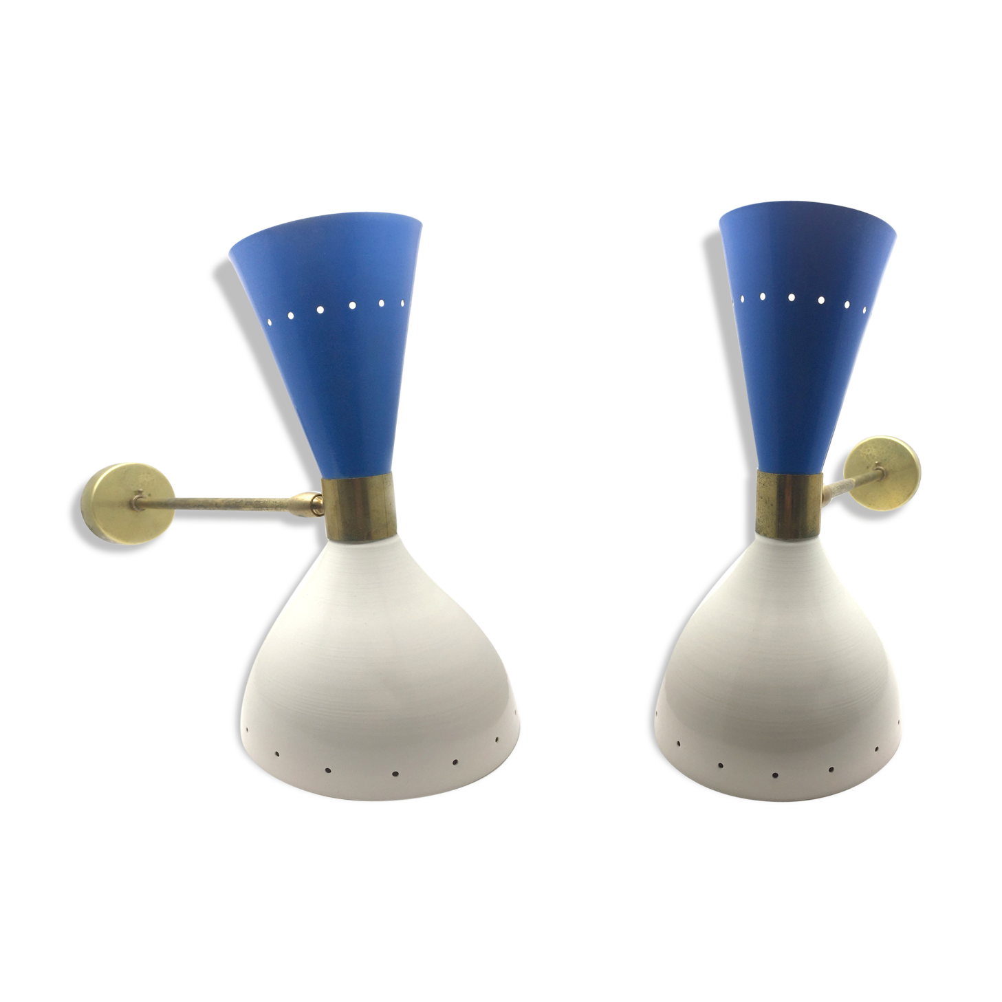 Pair of sconces Italian style 50s