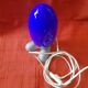 Table lamp. cobalt blue ovoid. creator tatsuo konno.