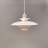 Classic Danish hanging lamp with multiple layers of shades by Lyskaer 1980s