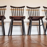 4 chairs vintage Thonet 60s