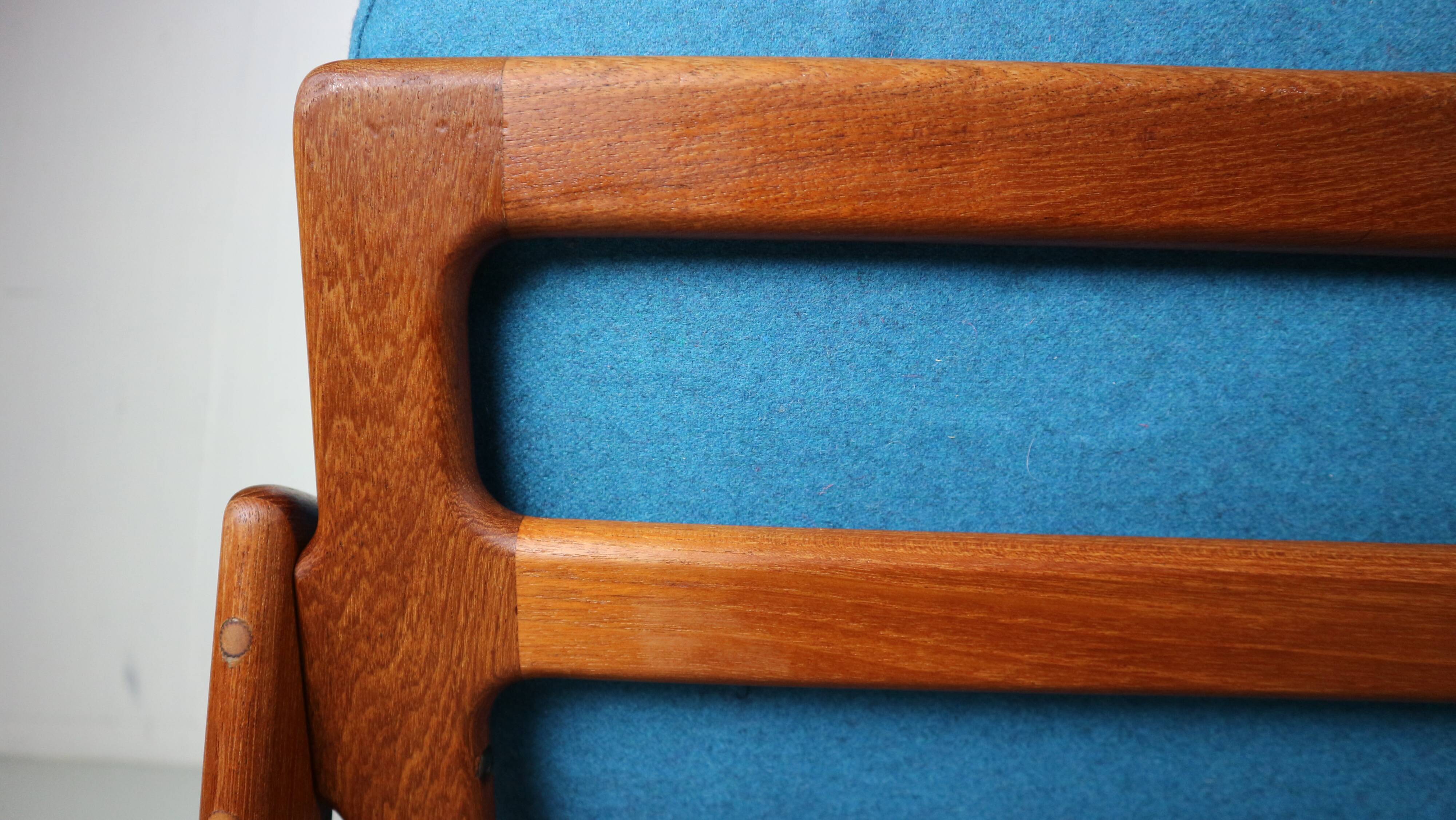 illum wikkelsø teak lounge armchair for niels eilersen, 1960 denmark