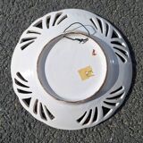 Earthenware plate with Moustiers decoration