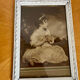 Antique print framed The Age of Innocence J.Reynolds