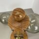 Large Organic Sculptural PINE Wooden Table Light by Temde Lights, Germany 1