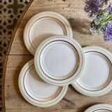Set of 6 vintage dessert plates Arizona model by Salins