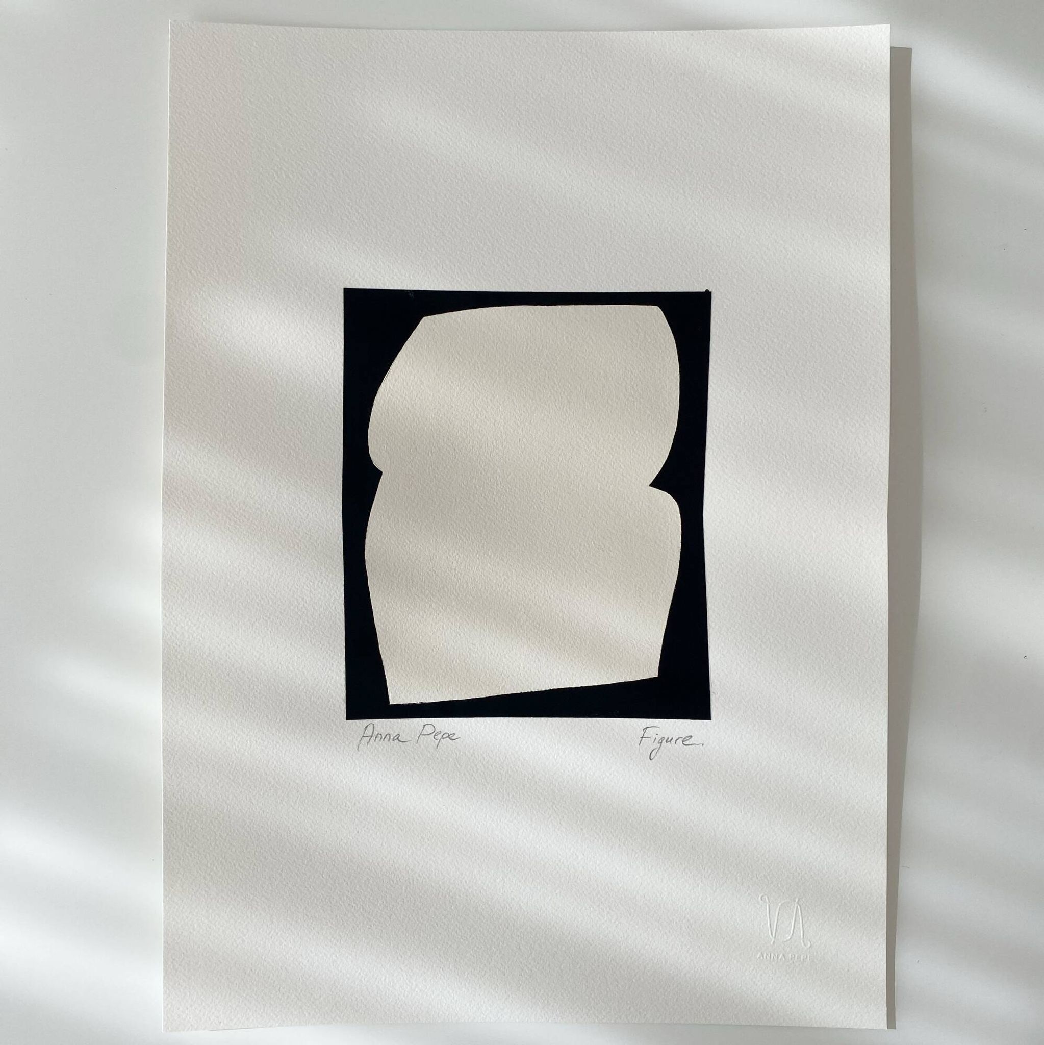 Peinture à la gouache originale "Figure 01"