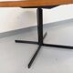 Large round coffee table in vintage Scandinavian style, modular into a table.