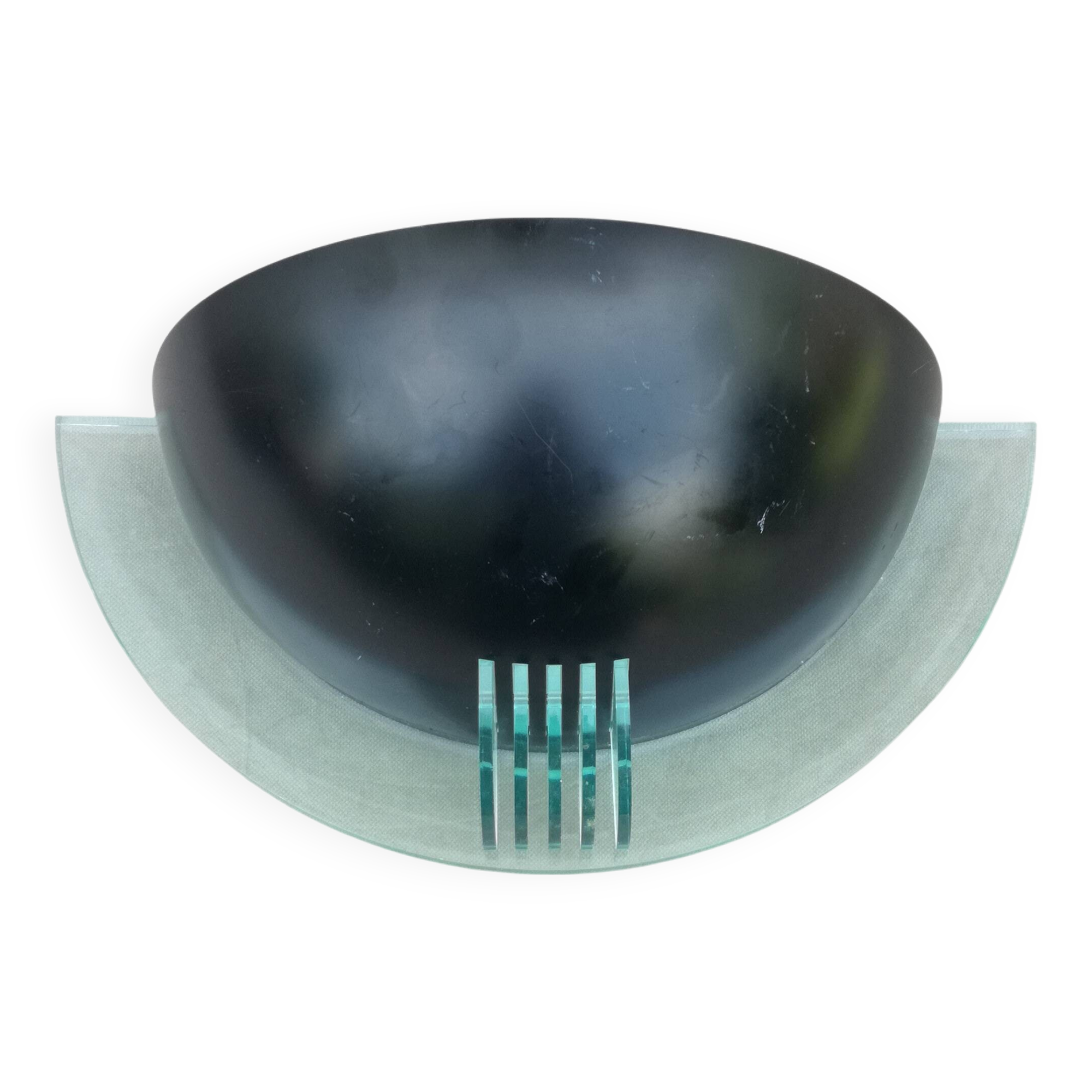 Post-modern half-moon wall lamp, 1990