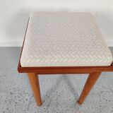 Tabouret d'appoint Scandinave en teck , années 70