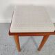 Tabouret d'appoint Scandinave en teck , années 70
