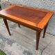 Side table desk in solid wood feet turned 50s