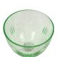 Set of 8 Val Saint Lambert Uranium Glass Aperitif Glasses