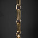 Ar Deco Brass 4-flamming Chandelier, 1920s