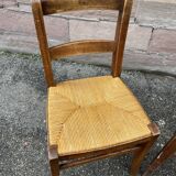 4 chaises bistrot 1930 Alsace