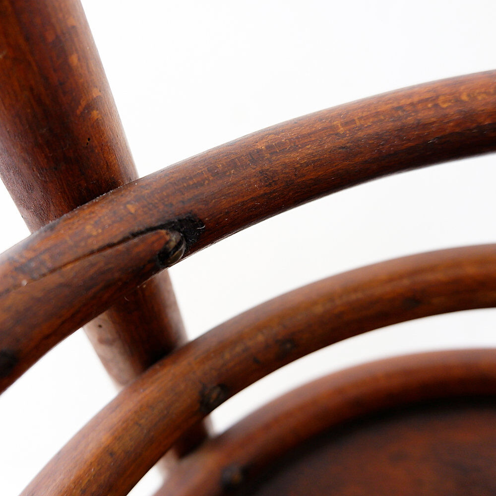 Curved wooden pedestal base - plant stand attributed to Jacob & Josef Kohn, 1890s