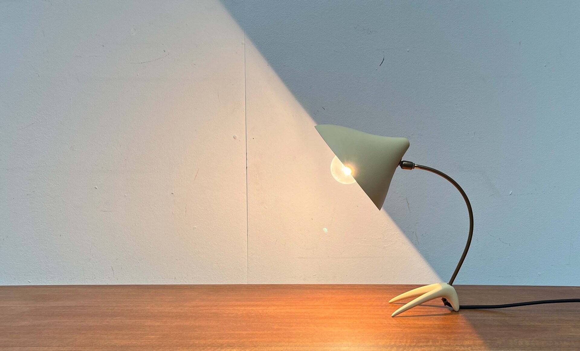 Mid-Century Modern German Crowfoot Table Lamp from Cosack, 1960s
