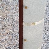 Scandinavian style floor lamp in teak and granite resin from the 70s