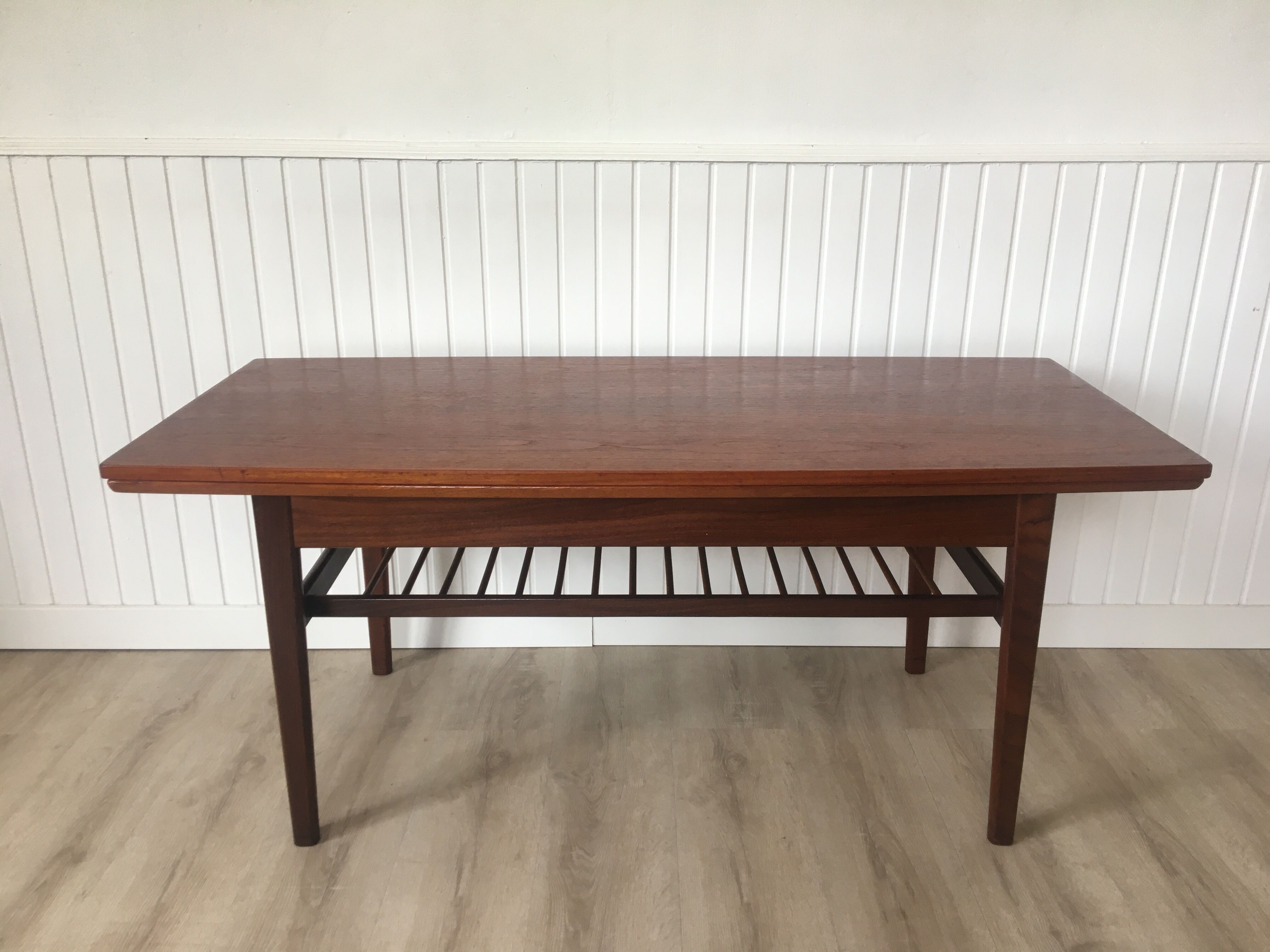 "Elevator" teak table by Kai Kristiansen