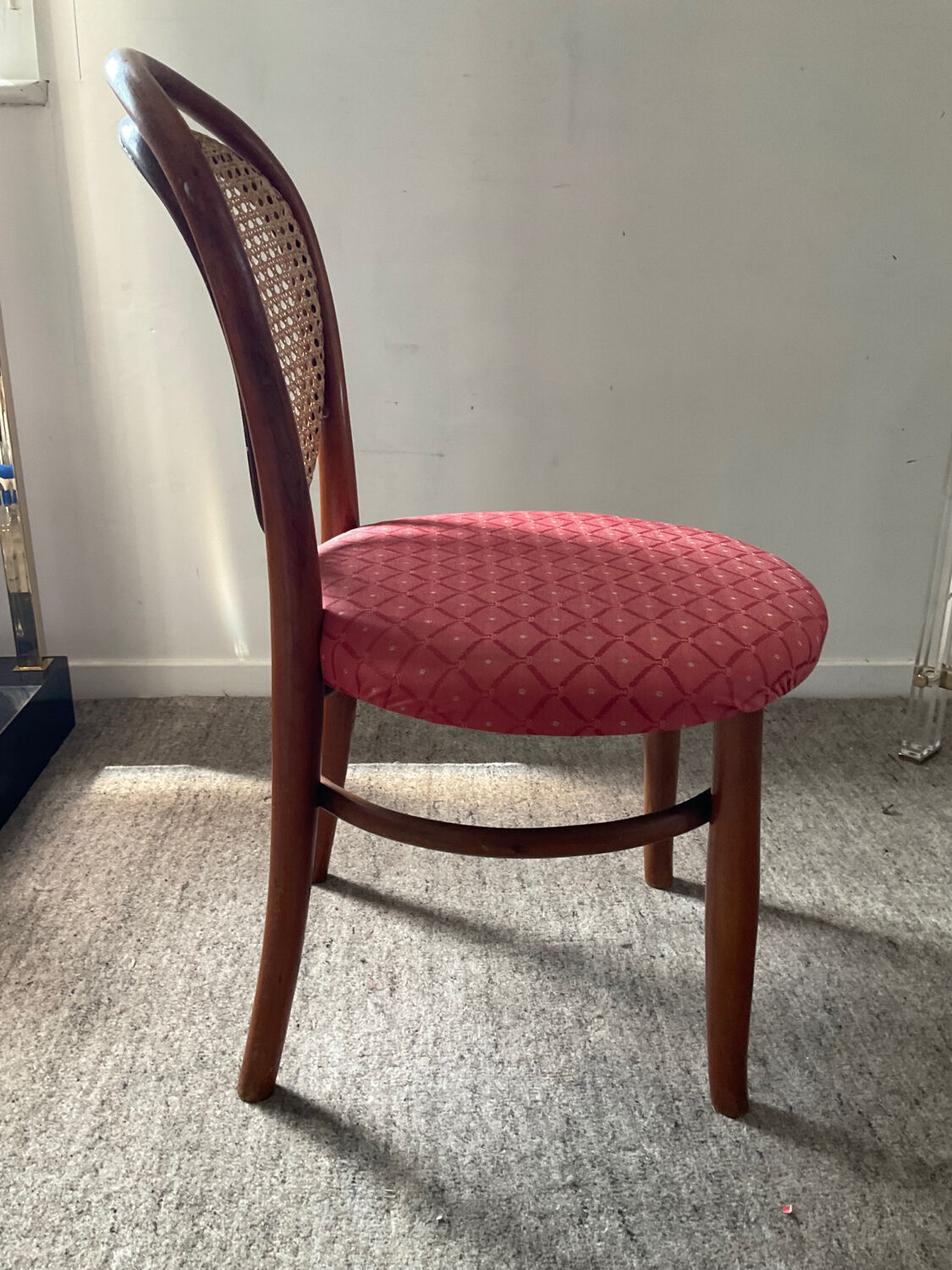 Chaise bistrot cannée enfant vintage