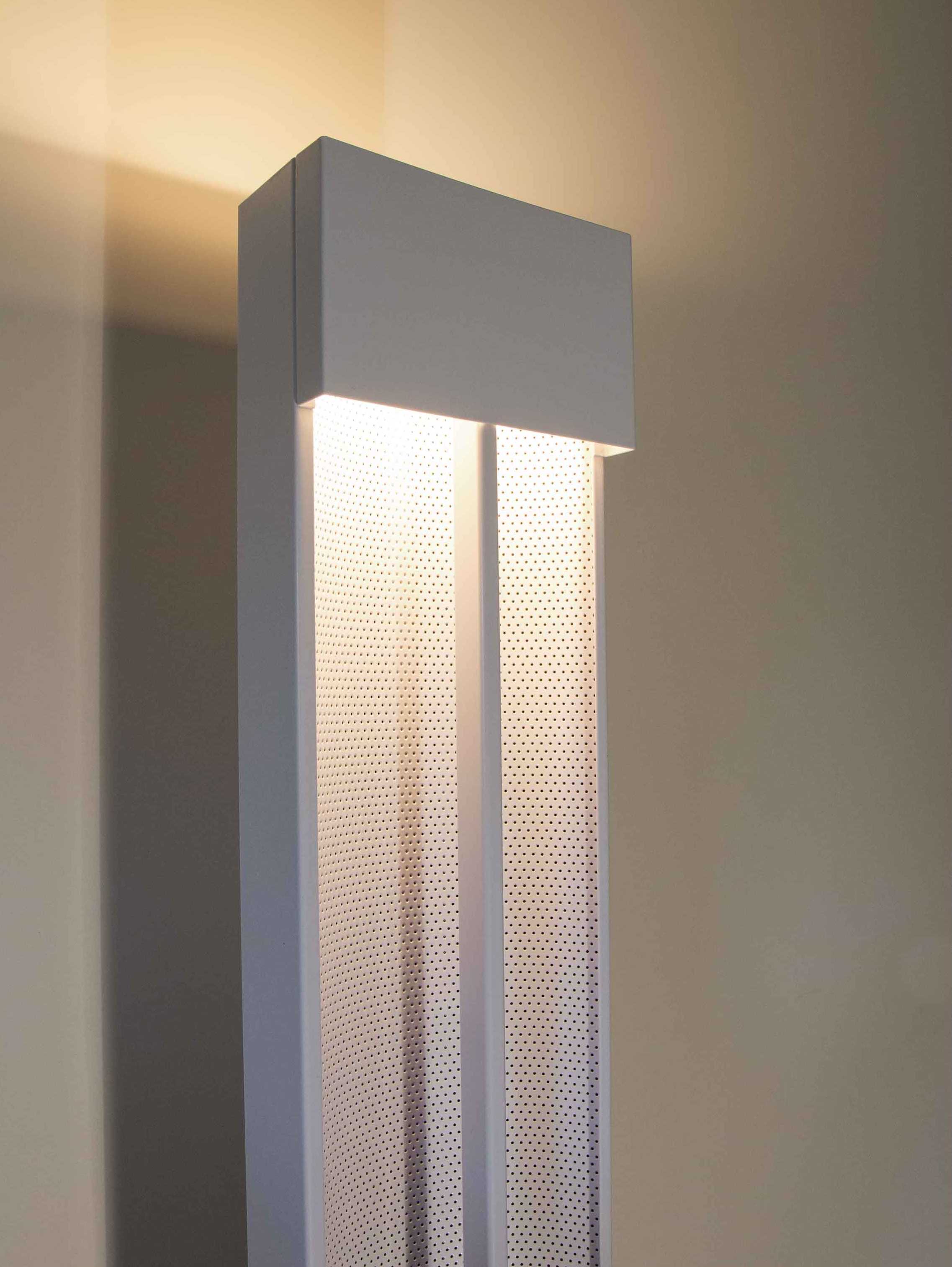 Minimalist lamppost, bauhaus, signed Radanov