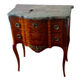 Louis XV Style Sauteuse Chest of Drawers