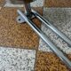 70s chrome metal coat rack (X2)