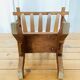 Sewing rack, old basket for balls of wool