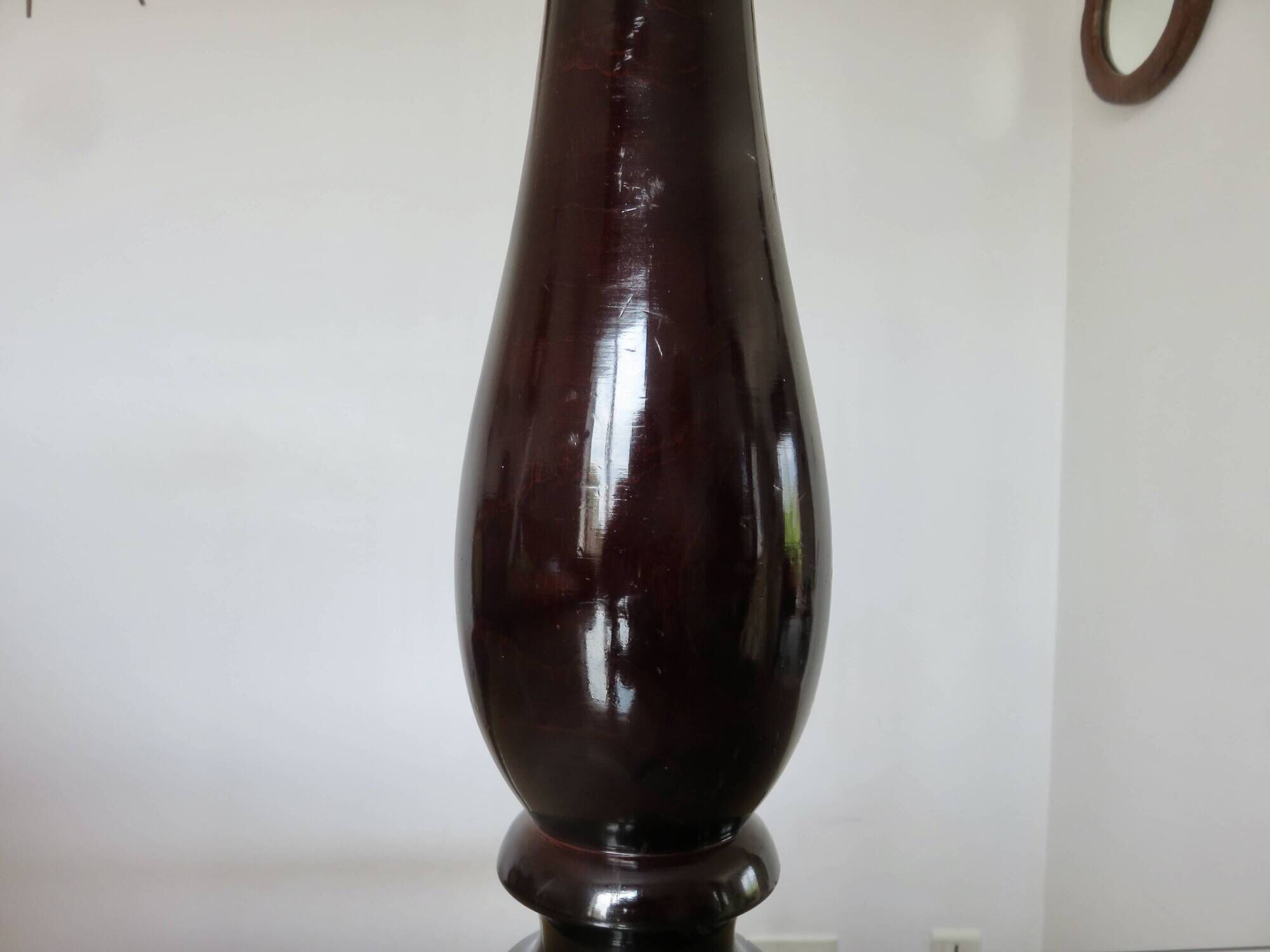 Xxl pepper mill by "chiaruzi" "cc" florence, italy, lacquered wood, 1970