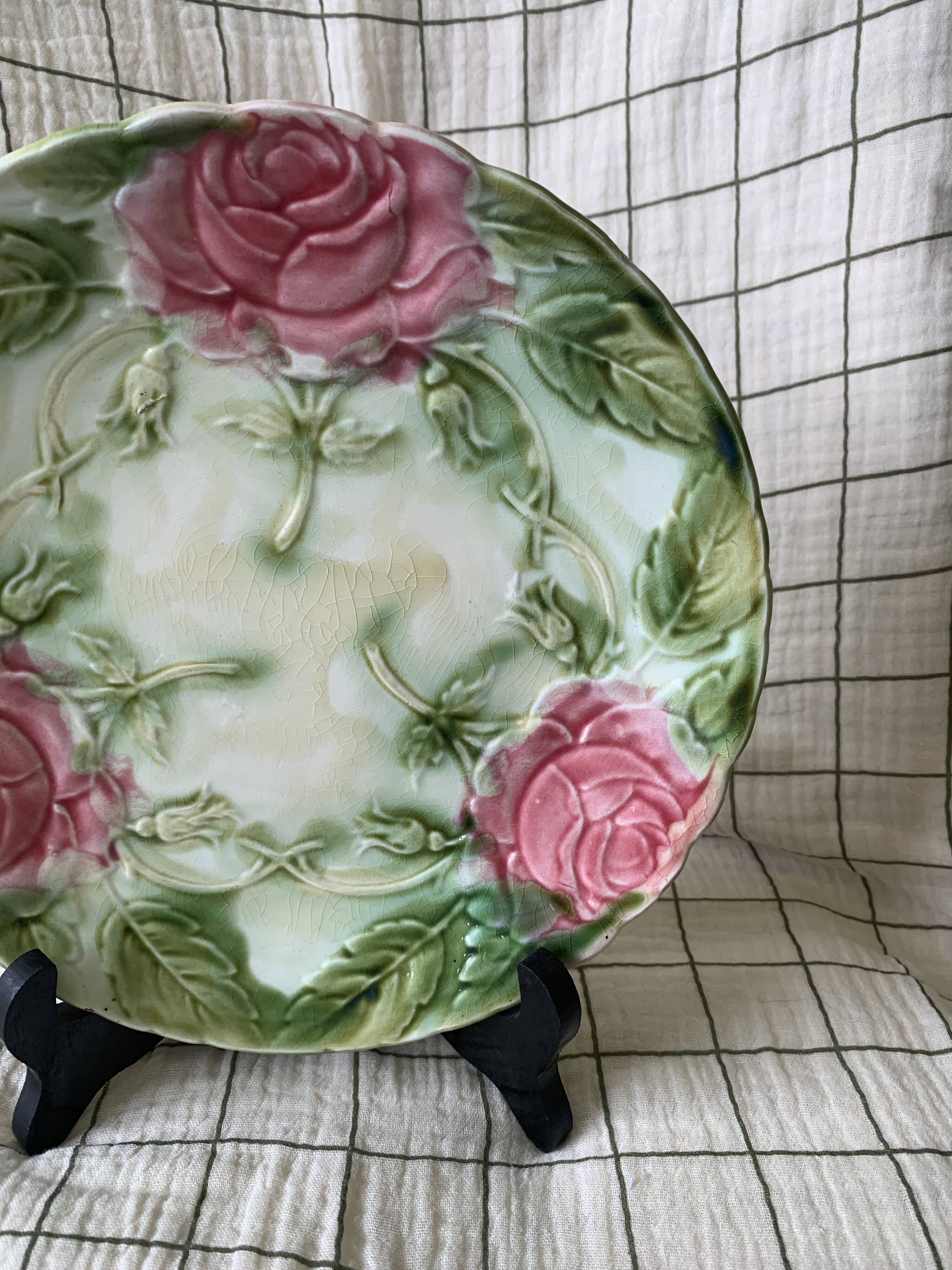 Assiette barbotine