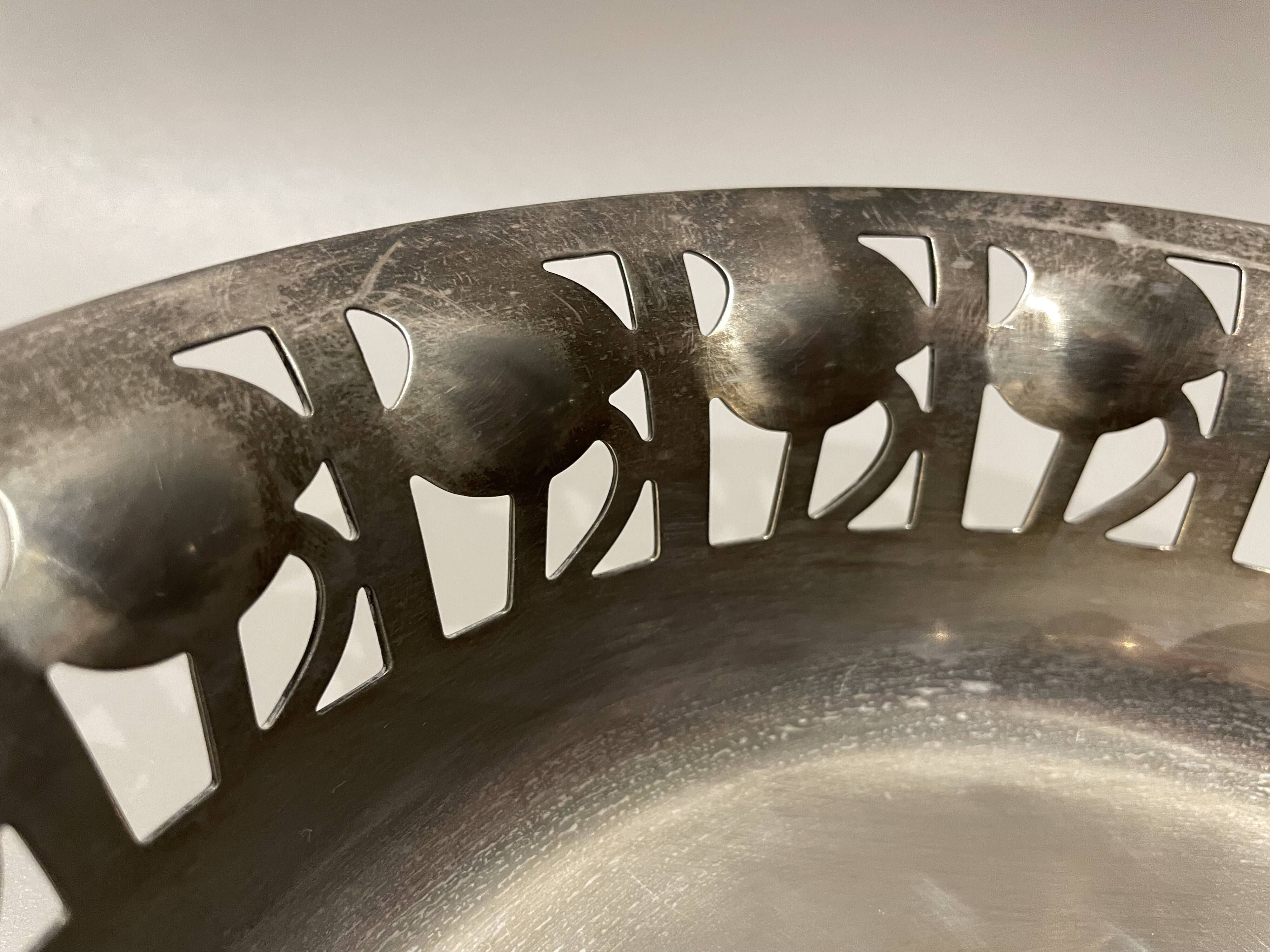 Coupe Alessi 1983 Josef Hoffmann Art-Deco / Wiener Werkstatte 'Rosenschale'