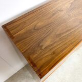 High vintage cabinet with hairpin legs