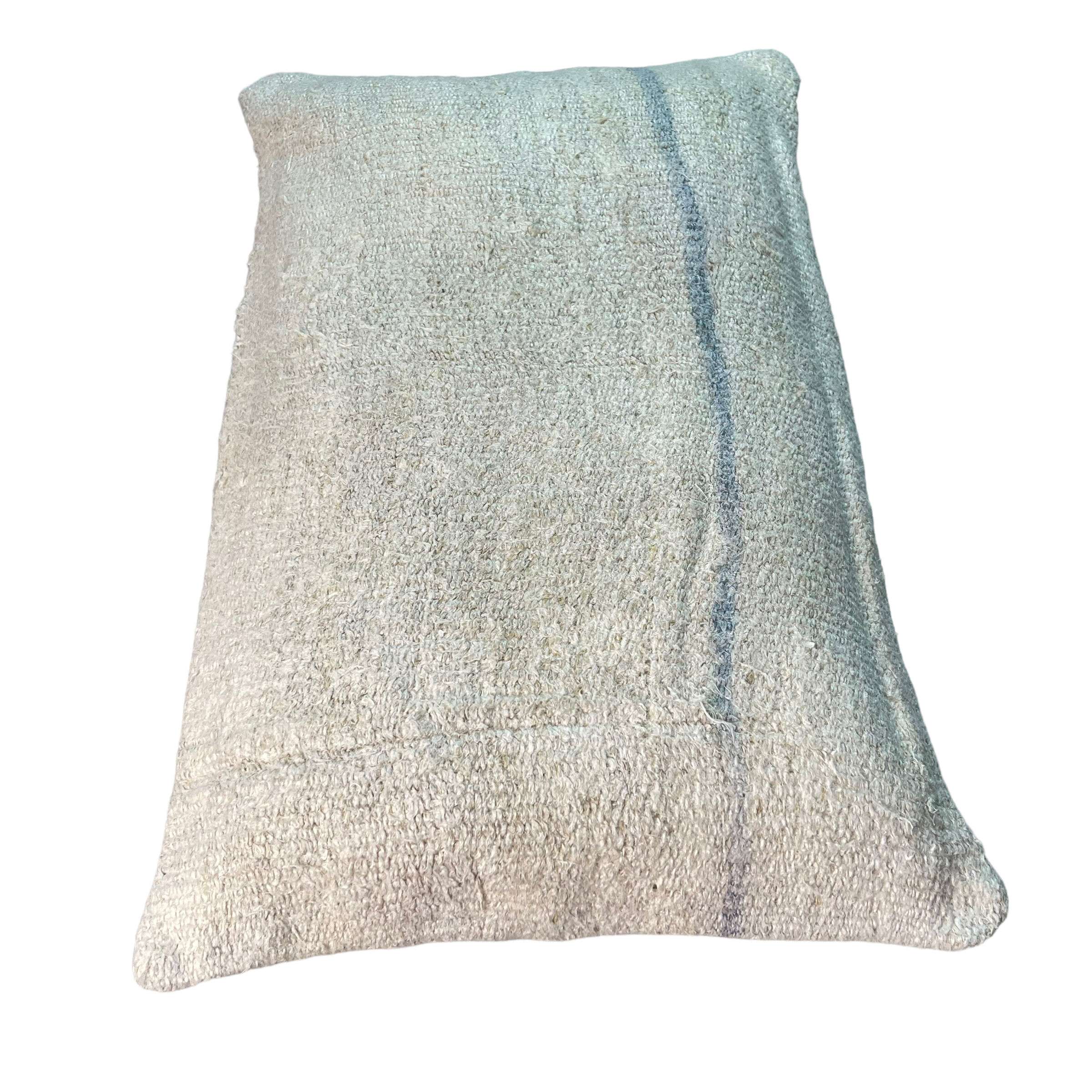 Vintage turkish handmade kilim cushion cover , 30 x 50 cm