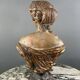 Terracotta Female Bust, Italy, 20th Century