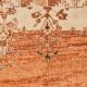 8x12 Terracotta & Brown Vintage Persian Rug, Rugs For Bedroom, 225x353Cm