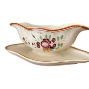 Grande saucière ancienne en faïence de Longchamp