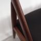 Set of four teak chairs, Danish design, 1970s, designer: Kai Kristiansen