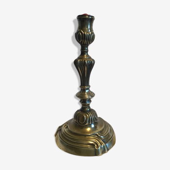 Louis XV Style bronze candlestick