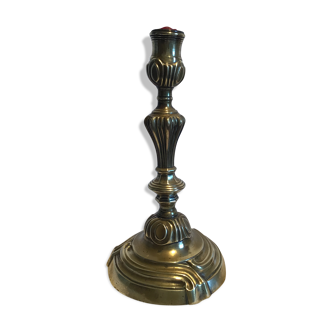 Louis XV Style bronze candlestick