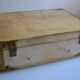 Vintage leather suitcase 1950 house Allemand-Arniaud in Marseille