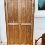 Wardrobe, vintage Parisian wardrobe in raw wood