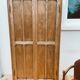 Wardrobe, vintage Parisian wardrobe in raw wood