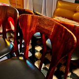 Set of 4 Scandinavian teak chairs