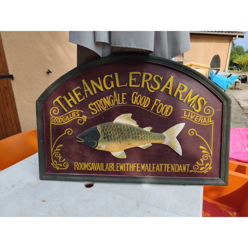 Panneau bois décoratif "poisson"