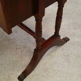 English mahogany leather desk