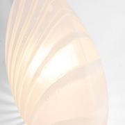Table lamp in glass with zebra pattern by Peill & Putzler, Germany, 1970s.